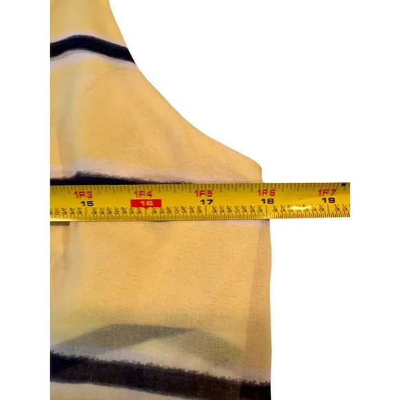 Cabi Rivera Lights Knot Cami Tank Top Womens Medium Yellow Blue‎ Stripe lined - Picture 5 of 8